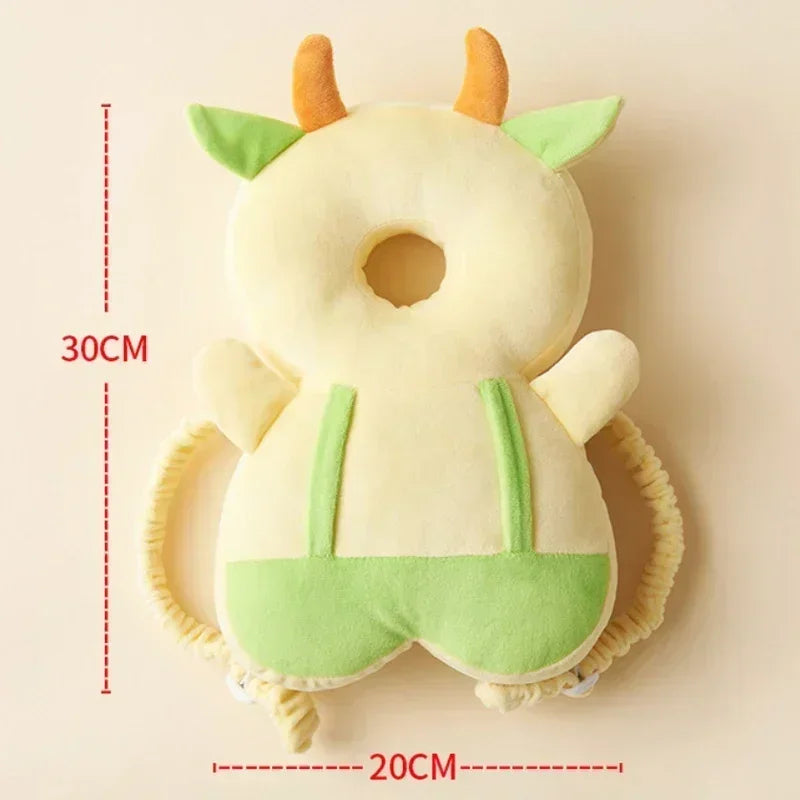 1-3 Years Baby Head Protection Cushion | Cute Cartoon Safety Pillow for Toddlers | Anti-Fall Protective Backpack for Walking & Crawling