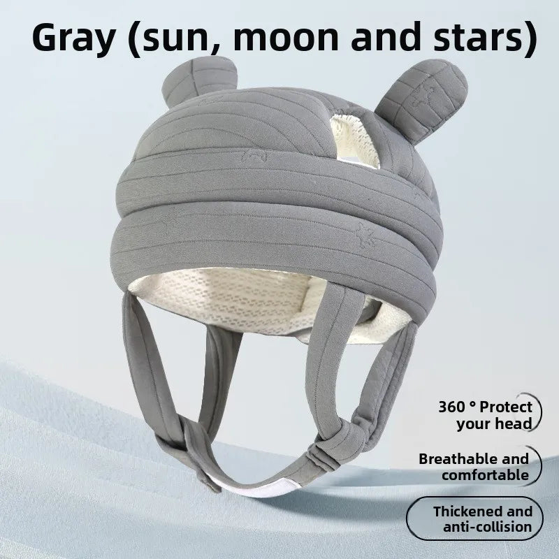 360° Baby Head Protection Hat – Anti-Fall & Anti-Collision Safety Helmet for First Walkers | Breathable Toddler Head Protector