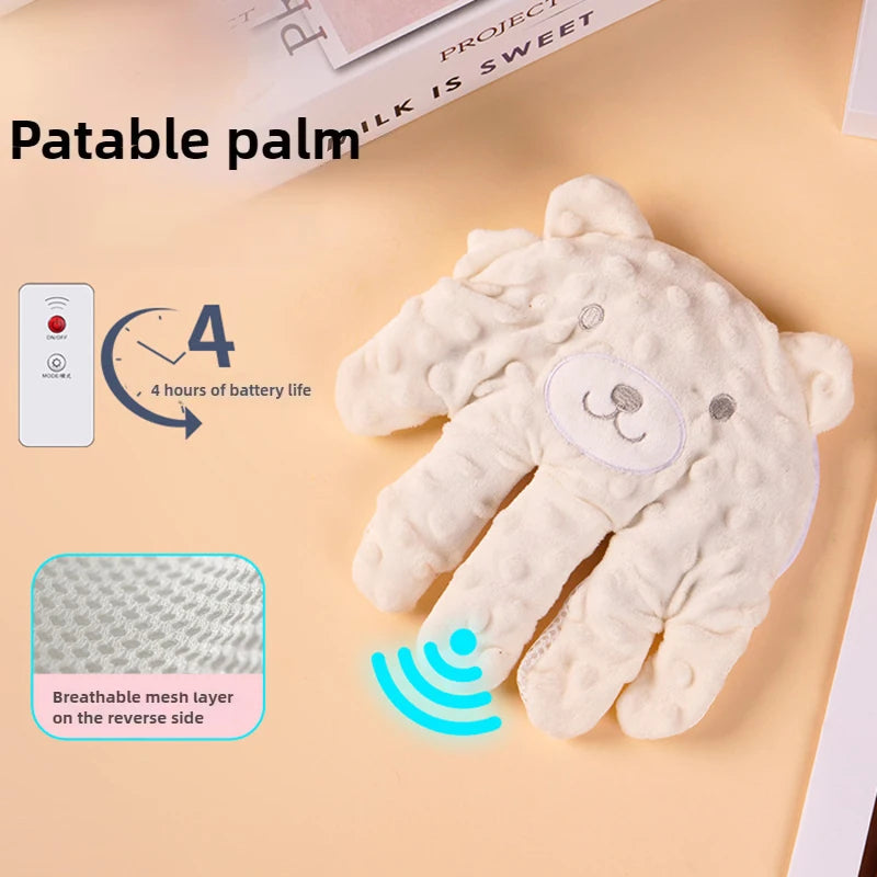 Baby Sleep Soothing Palm Pillow – Electric Calming Hand with Remote Control Sleep Aid for Infants & Toddlers