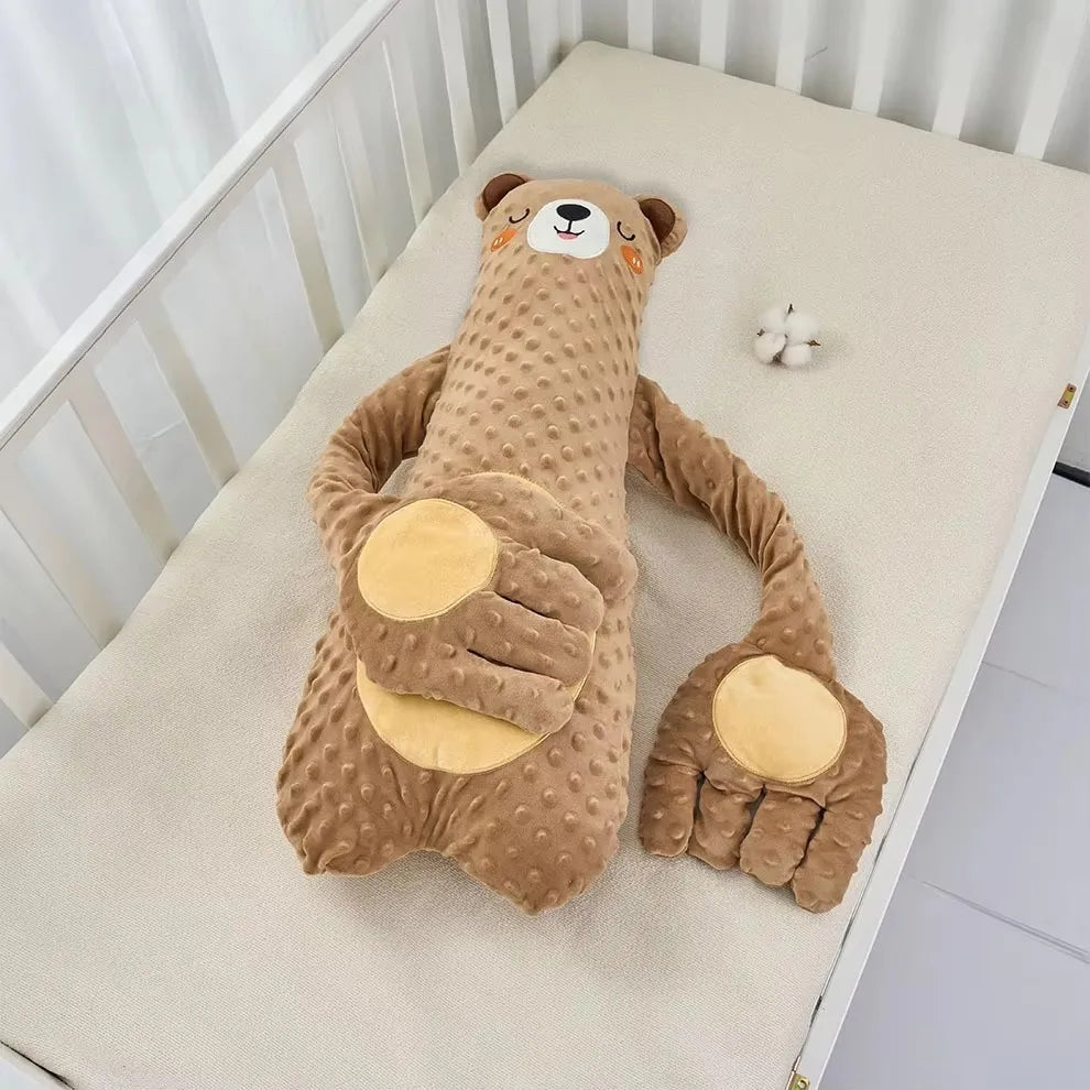 Newborn Baby Sleeping Pillow for Newborn Patting Doll with Soothing Palm Remote Control Electric Baby Hand Pillow Soothing Palm Patting