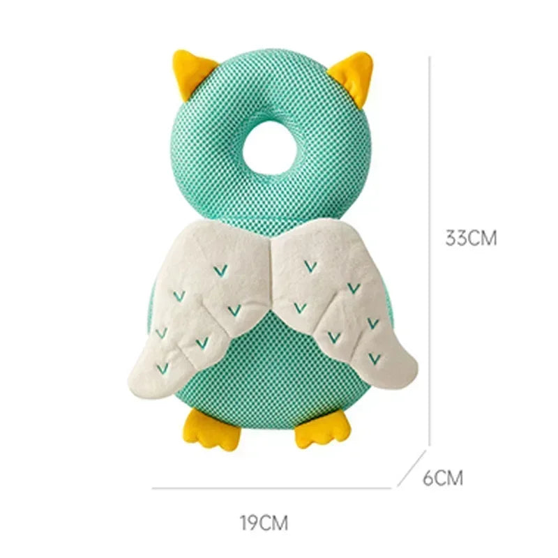 1-3 Years Baby Head Protection Cushion | Cute Cartoon Safety Pillow for Toddlers | Anti-Fall Protective Backpack for Walking & Crawling