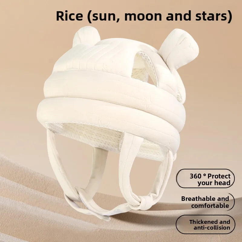360° Baby Head Protection Hat – Anti-Fall & Anti-Collision Safety Helmet for First Walkers | Breathable Toddler Head Protector