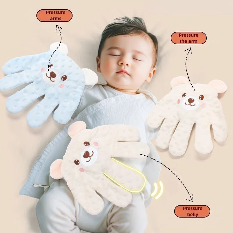 Baby Sleep Soothing Palm Pillow – Electric Calming Hand with Remote Control Sleep Aid for Infants & Toddlers