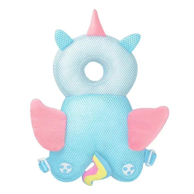 1-3 Years Baby Head Protection Cushion | Cute Cartoon Safety Pillow for Toddlers | Anti-Fall Protective Backpack for Walking & Crawling