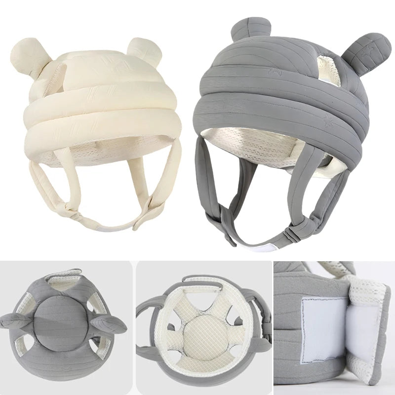 360° Baby Head Protection Hat – Anti-Fall & Anti-Collision Safety Helmet for First Walkers | Breathable Toddler Head Protector