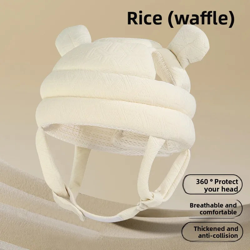 360° Baby Head Protection Hat – Anti-Fall & Anti-Collision Safety Helmet for First Walkers | Breathable Toddler Head Protector