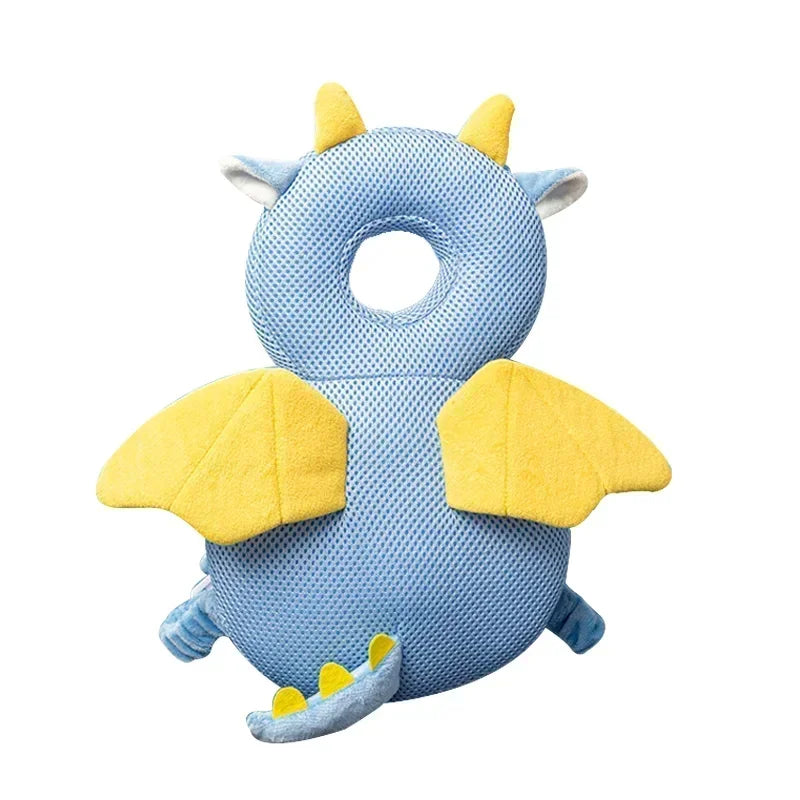 1-3 Years Baby Head Protection Cushion | Cute Cartoon Safety Pillow for Toddlers | Anti-Fall Protective Backpack for Walking & Crawling