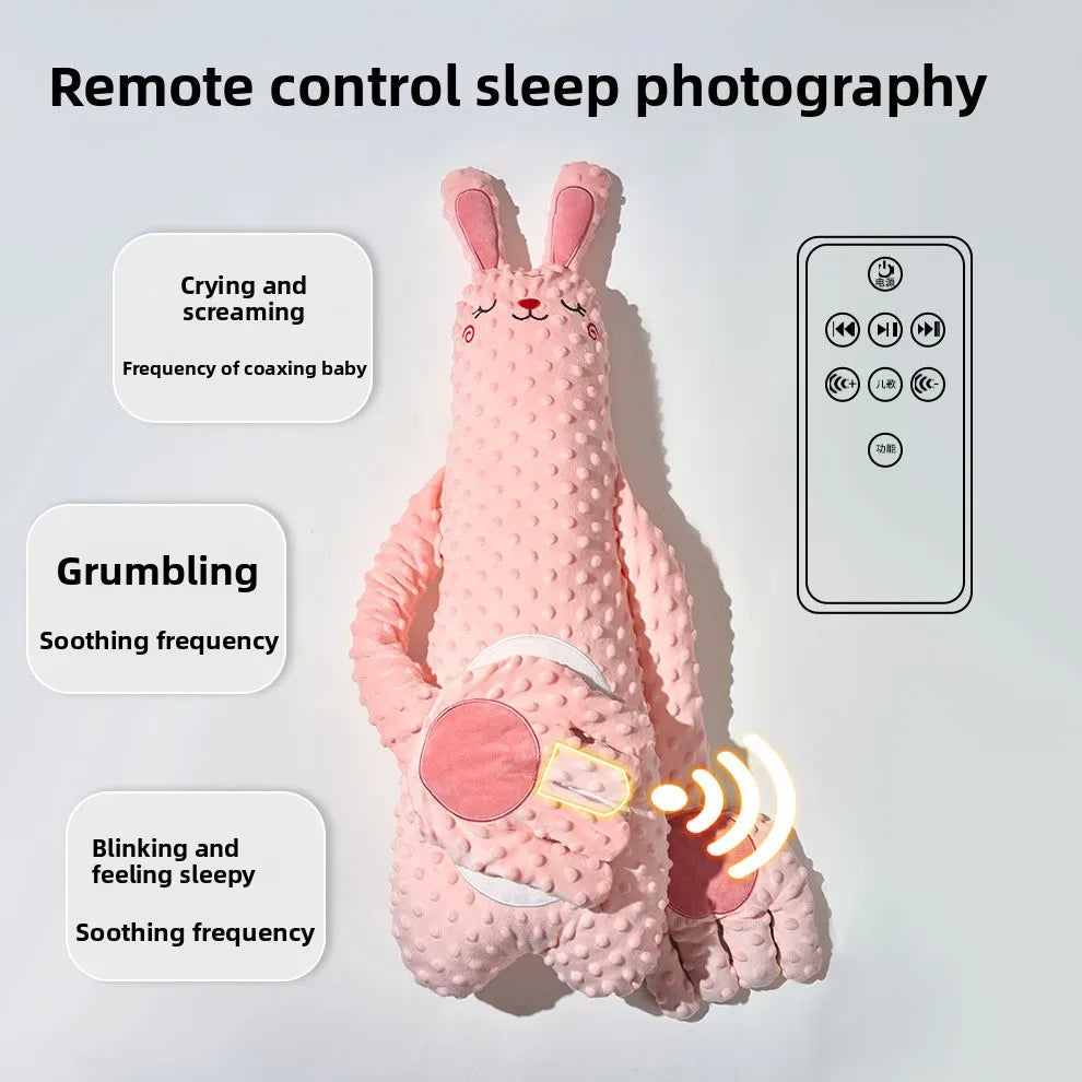 Newborn Baby Sleeping Pillow for Newborn Patting Doll with Soothing Palm Remote Control Electric Baby Hand Pillow Soothing Palm Patting
