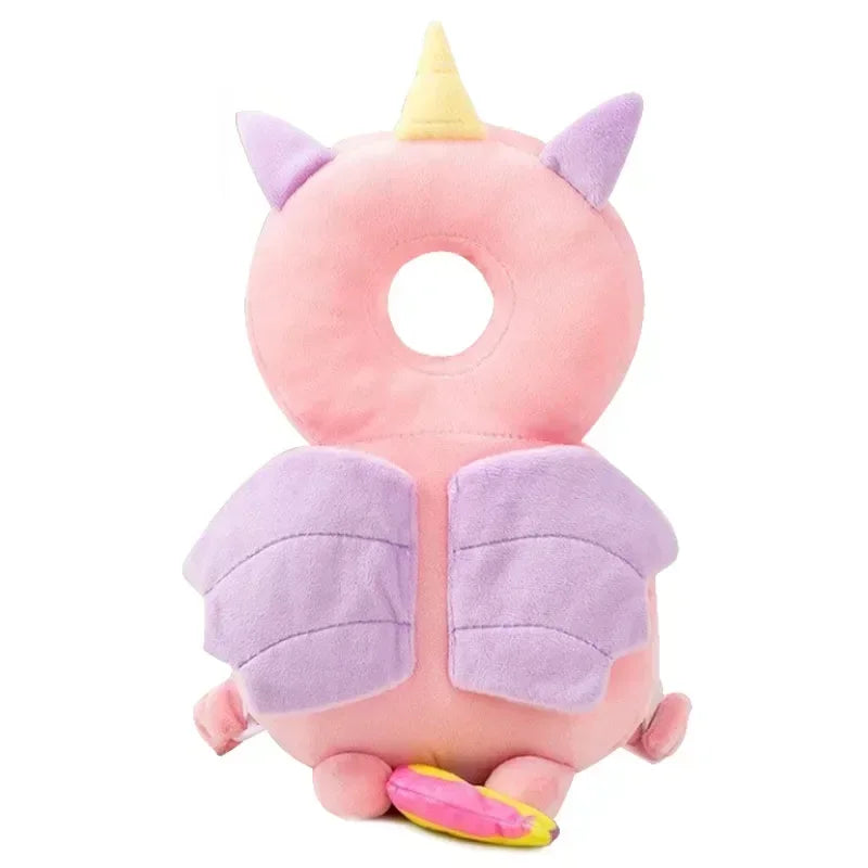 1-3 Years Baby Head Protection Cushion | Cute Cartoon Safety Pillow for Toddlers | Anti-Fall Protective Backpack for Walking & Crawling