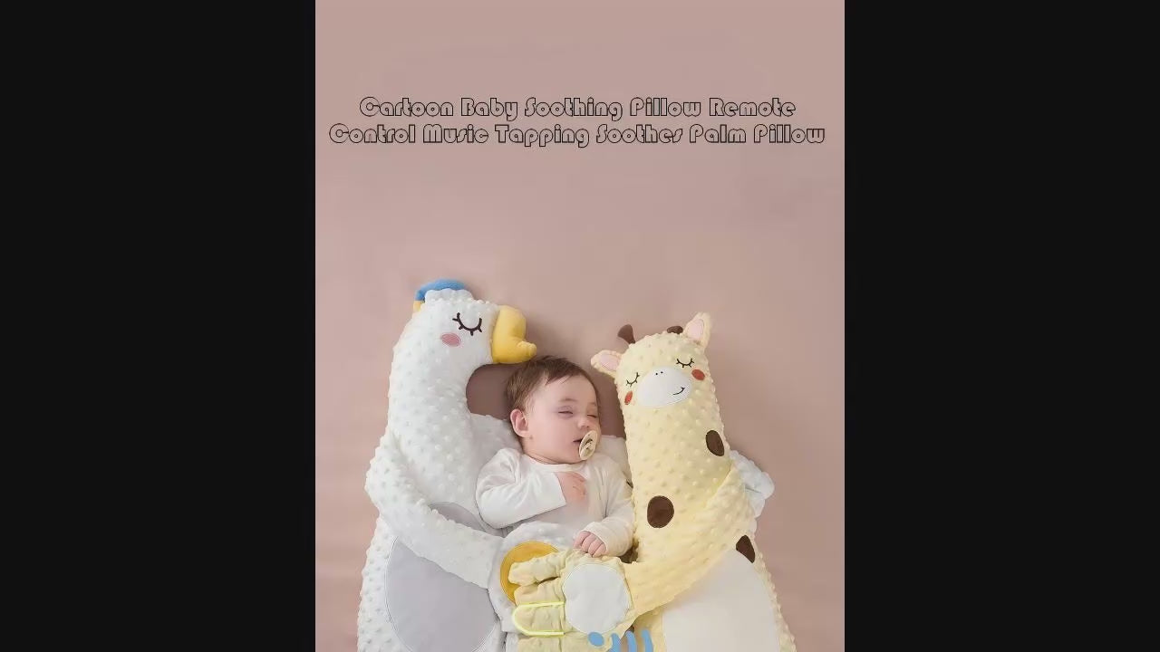 Newborn Baby Sleeping Pillow for Newborn Patting Doll with Soothing Palm Remote Control Electric Baby Hand Pillow Soothing Palm Patting